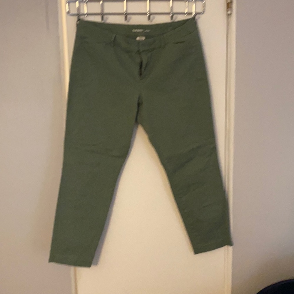 Olive Pixie Pants - Old Navy!